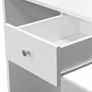 Dressing Table Chipboard 75x40x141 cm White Image 3