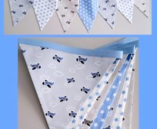 Airplanes and Stars Bunting
