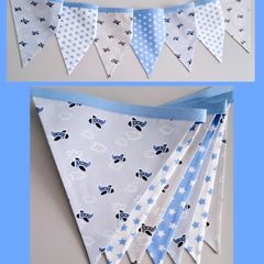 Airplanes and Stars Bunting