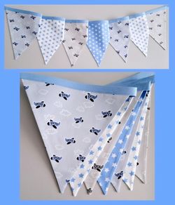 Airplanes and Stars Bunting