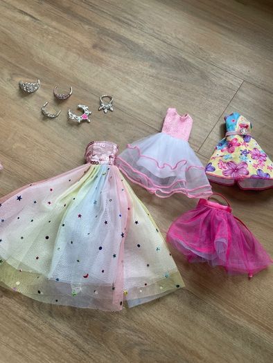 barbie with clothes and accessories