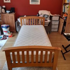 Single Bed Frame with Mattress