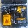 DeWalt 18 V combi drill including two batteries, charger and case. The batteries are not DeWalt but our NEW (less than a year-old). Image 4