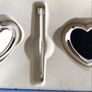 Newbridge Silver gift set , pen with holder and love heart photo frame still in its box Image 4