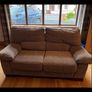 3 piece suite plus two end tables with two lamps and a coffee table, mint condition. Image 2