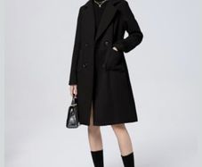 Women's winter wool blend Coat