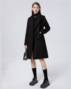 Women's winter wool blend Coat