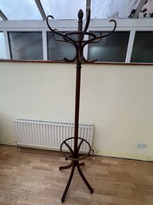 Wooden coat hanger