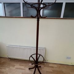 Wooden coat hanger