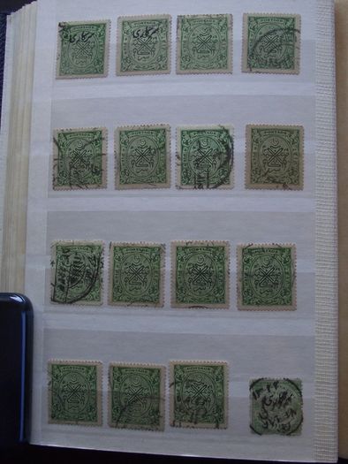 A extensive collection of Stamps from Indian States, presented in the album