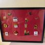 Framed International Olympic Pins (14) Image 7