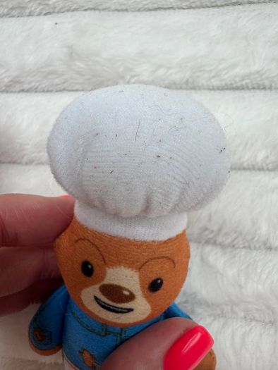 Set of 2 The Adventures of Paddington Bear Ballerina Dancer Chef McDonalds 2022 Plush Used Please see pictures
