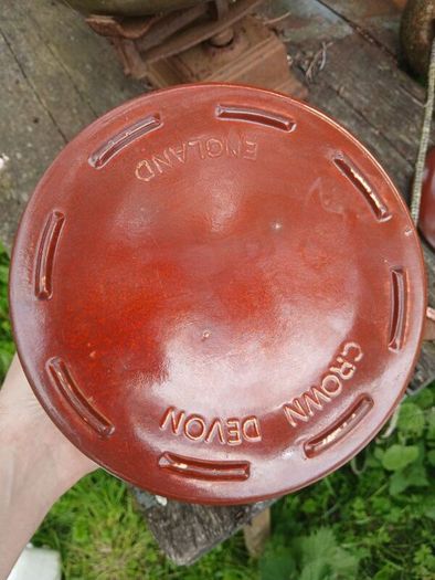 Crown Devon lidded pot