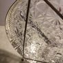 Rare find  Vintage Divided Dish 3 Sections - Daisy and Button Pattern - Made in France IN SILVER PLATED HOLDER Image 5
