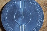 German Democratic Republic, Germany, 5 Mark 1970, Wilhelm Rontgen - free standard postage