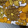 1970s curtain, vintage curtain, Retro floral curtain Image 7