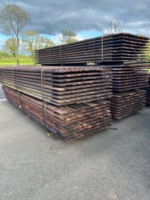 Genuine Creosote treated D Rail Fencing rails