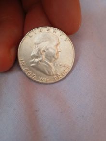 half dollar Franklin @A quality
