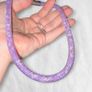 Swarovski Stardust Lavender Crystals Mesh Necklace.Double wrap bracelet Approx 40 cm Image 7