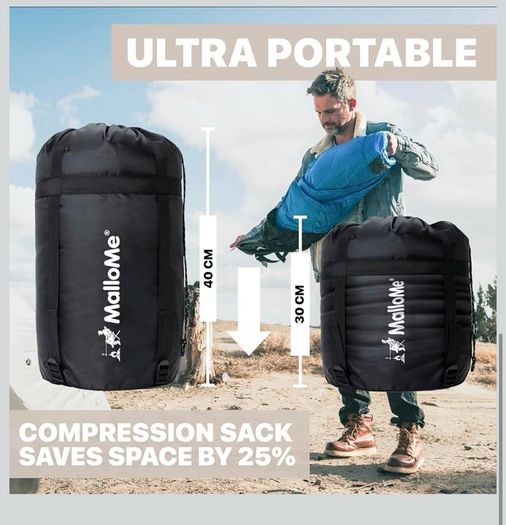Sleeping Bags for Adults & Kids Sleeping Bag 3-4 Season - Ultralight Backpacking Sleeping Bag Cold Weather & Warm, Lightweight Compact, Single Adult Girls Boys Winter Sleep Camping Accessories