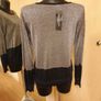 Women's Navy Lurex Colour block Jumper NWT SIZE 14 Image 3