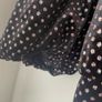 H&M divided velvet crop bow back top size 14 new Image 2