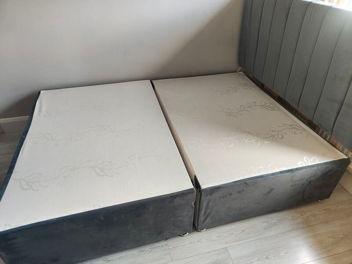 double divan base and headboard