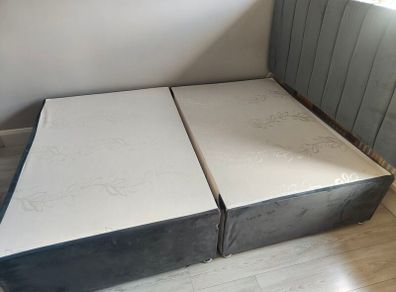 double divan base and headboard