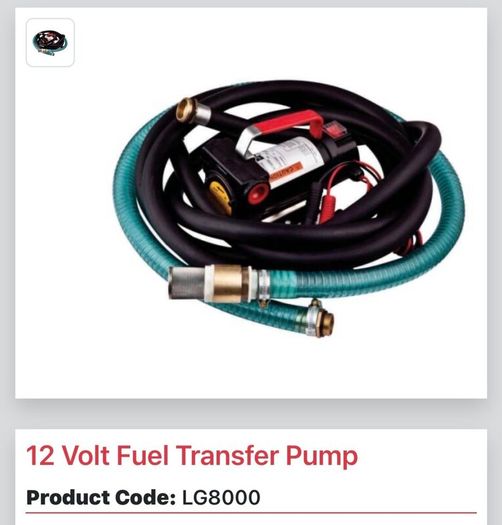 12volt Fuel Transfer pump .  Diesel/ kerosene