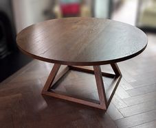 Solid Oak Round Dining Table 1500mm