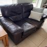 Brown Leather 3+2+1 Suite Image 2