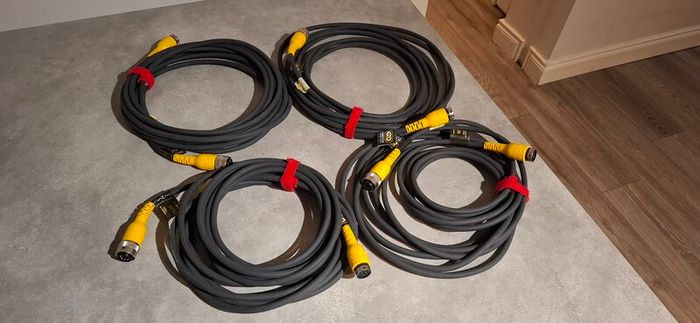 Kino Flo extension cables (25ft) x 4