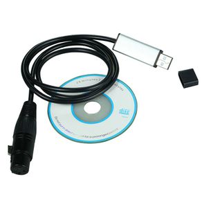 USB to DMX Interface Adapter LED DMX512 Computer PC Lighting Controller Dimmer