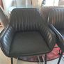 Grey Bar Designer Leather Bar chairs stools Image 2