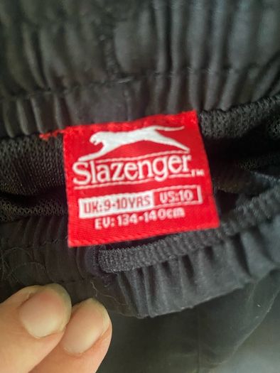 slazenger black tracksuit bottoms 9-10 Brand new with tags