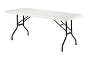 Jemini 1220mm Folding Rectangular Table White KF72328