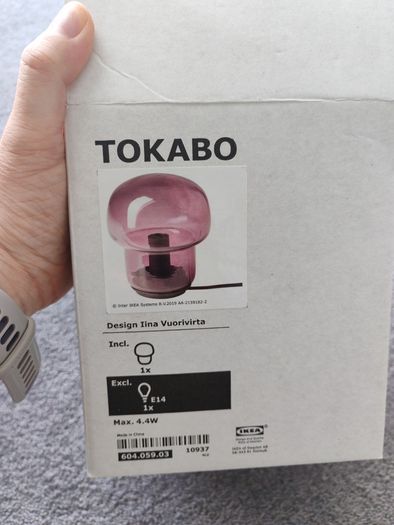 Pink Ikea vintage Lamp