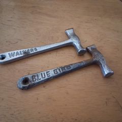 2 antique Toffee Hammers Blue Bird and Walkers