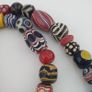 Antique Venetian Style MultiColor Mix Glass Beads Necklace Image 7