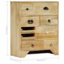 Chest of Drawers 60x30x75 cm Solid Mango Wood Image 10