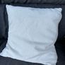 Two cushions duck egg blue colour Image 3