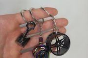 Premium Metal Car Keyrings Perfect Gift for Petrolheads 3 for 7