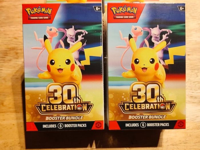 Pokemon Tcg 30th Anniversary Booster Bundle X4 English Sealed