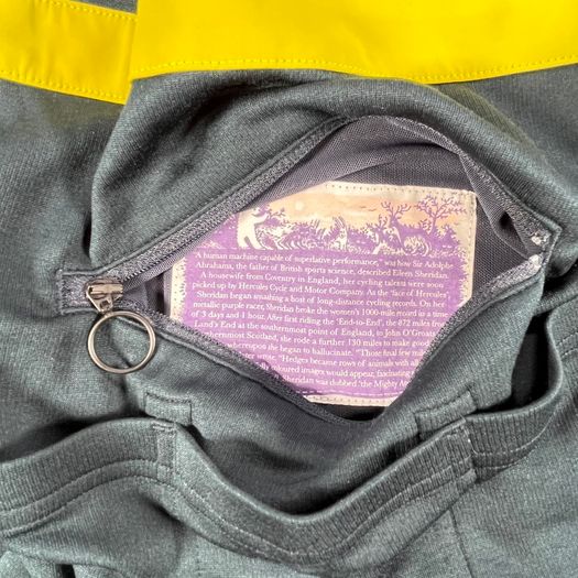RAPHA Brevet Jersey Womens Small Blue Full Zip Long Sleeve Jacket Wool Blend