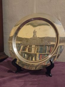 Limited Edition Sterling Silver North Side of Dublin Castle Plate