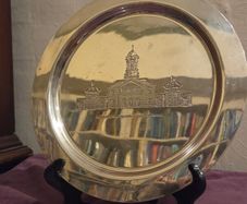 Limited Edition Sterling Silver North Side of Dublin Castle Plate