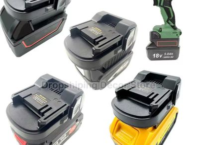 For Makita/Dewalt/Milwaukee/Bosch Convert To For Hitachi/Hikoki 18V Li-ion Batttery Power Tools Battery Adapter Converter