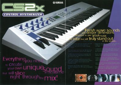 Yamaha CS2x Control Synthesizer full size 61 Keys