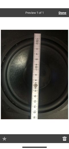 Subwoofer speaker