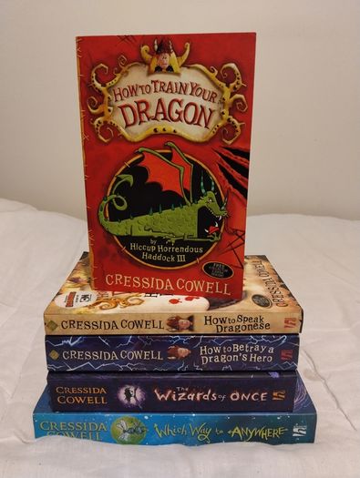 Cressida Cowell, how to train your dragon books